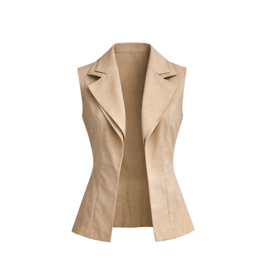Gilet Chiaro di (Double-Collar Tailored Vest)